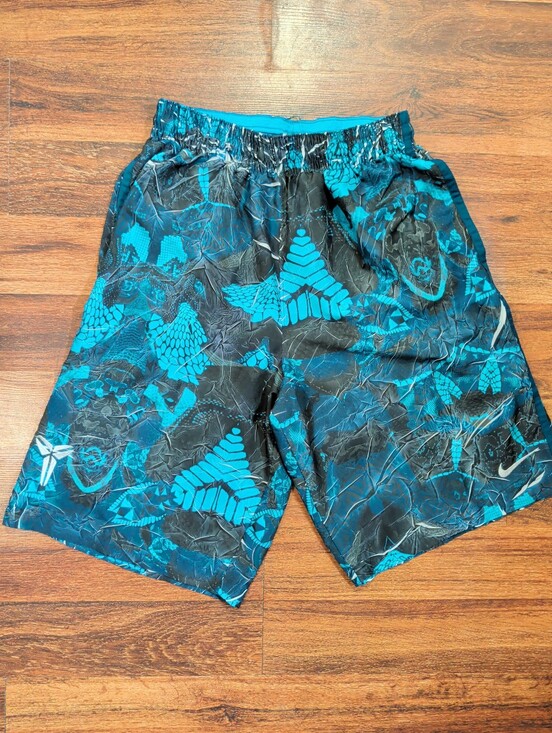 Nike Other - Nike Men’s Medium Black & Teal Patterned Dri-Fit Shorts